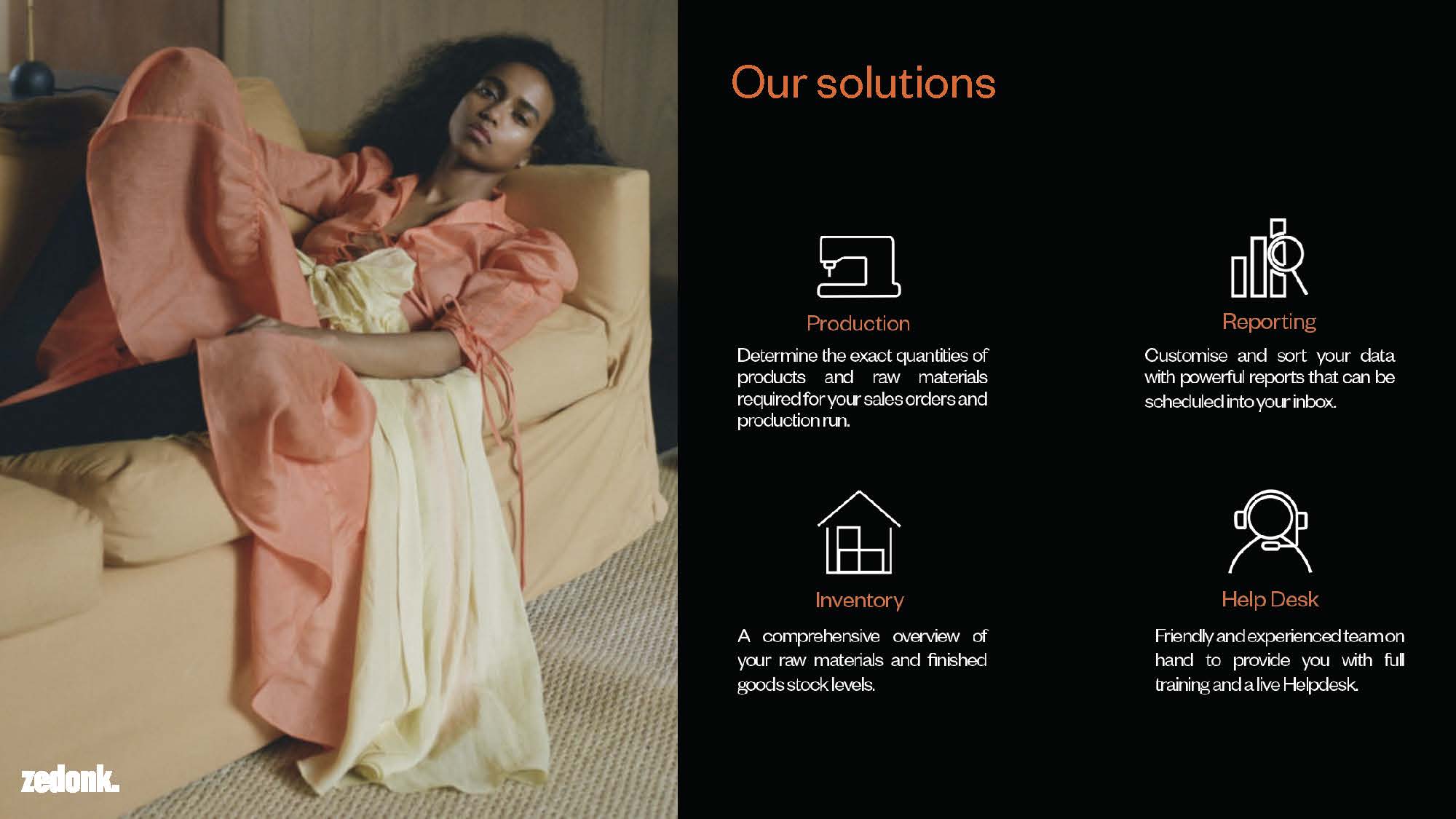 screenshot of Zedonk Software